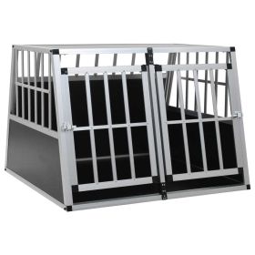 Dog Cage with Double Door 37"x34.6"x27.2"