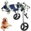 VEVOR 2 Wheels Dog Wheelchair for Back Legs, Pet Wheelchair Lightweight & Adjustable Assisting in Healing, Dog Cart/Wheelchair for Injured, Disabled