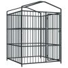 Outdoor Dog Kennel with Roof 59.1"x59.1"x82.7"