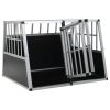 Dog Cage with Double Door 37"x34.6"x27.2"