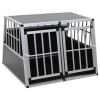 Dog Cage with Double Door 37"x34.6"x27.2"