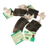 Water Buffalo Horn Rope Tug Toy-100% Cotton Rope 14";  Long-Lasting;  Natural Dog Treat & Chews;  Dog Dental Chew Toy-2 COUNT-10 oz