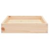 Dog Bed 20.3"x17.3"x3.5" Solid Wood Pine