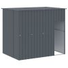 Dog House with Roof Anthracite 84.3"x60.2"x71.3" Galvanized Steel