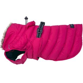 Alpine Extreme Cold Puffer Coat (Color: Pink Peacock, size: X-Small)