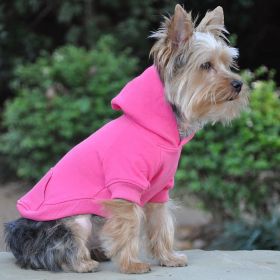 Flex-Fit Hoodie (Color: Pink, size: X-Small)