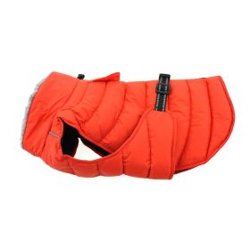 Alpine Extreme Cold Puffer Coat (Color: Orange, size: X-Large)